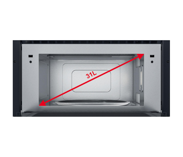Kuchenka mikrofalowa Whirlpool AMW 734 IX Srebrna 1000W Grill - 1457977 - zdjęcie 4